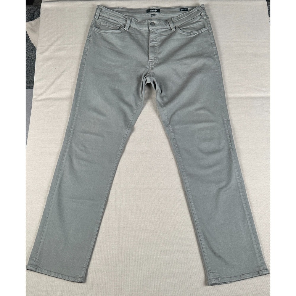 34 Heritage Pants Mens 40x34 Gray Charisma Straight Leg Premium Stretch Blend